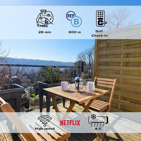 Le Bellevue - Beaux Appartements Avec Vue Splendide Palaiseau Exteriör bild