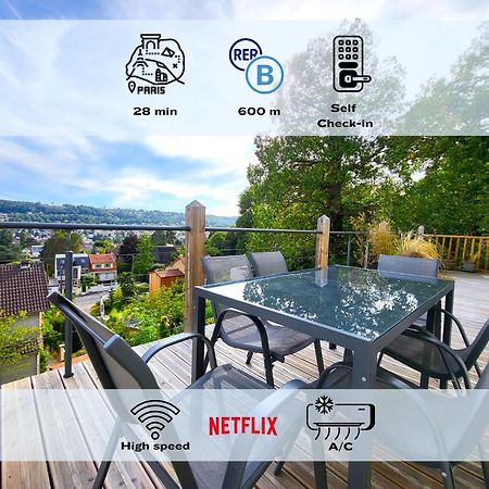 Le Bellevue - Beaux Appartements Avec Vue Splendide Palaiseau Exteriör bild